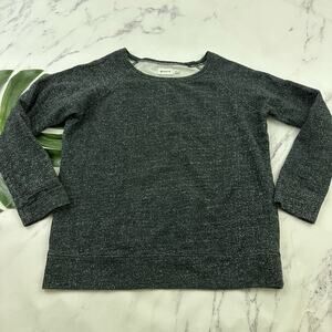 Pact Mens Pullover Sweatshirt Size XL Heather Gray Crewneck Organic